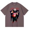 230 Gsm 100% Cotton Jujutsu Kaisen V12 Jujutsu High Print Unisex Heavy Cotton T Shirt