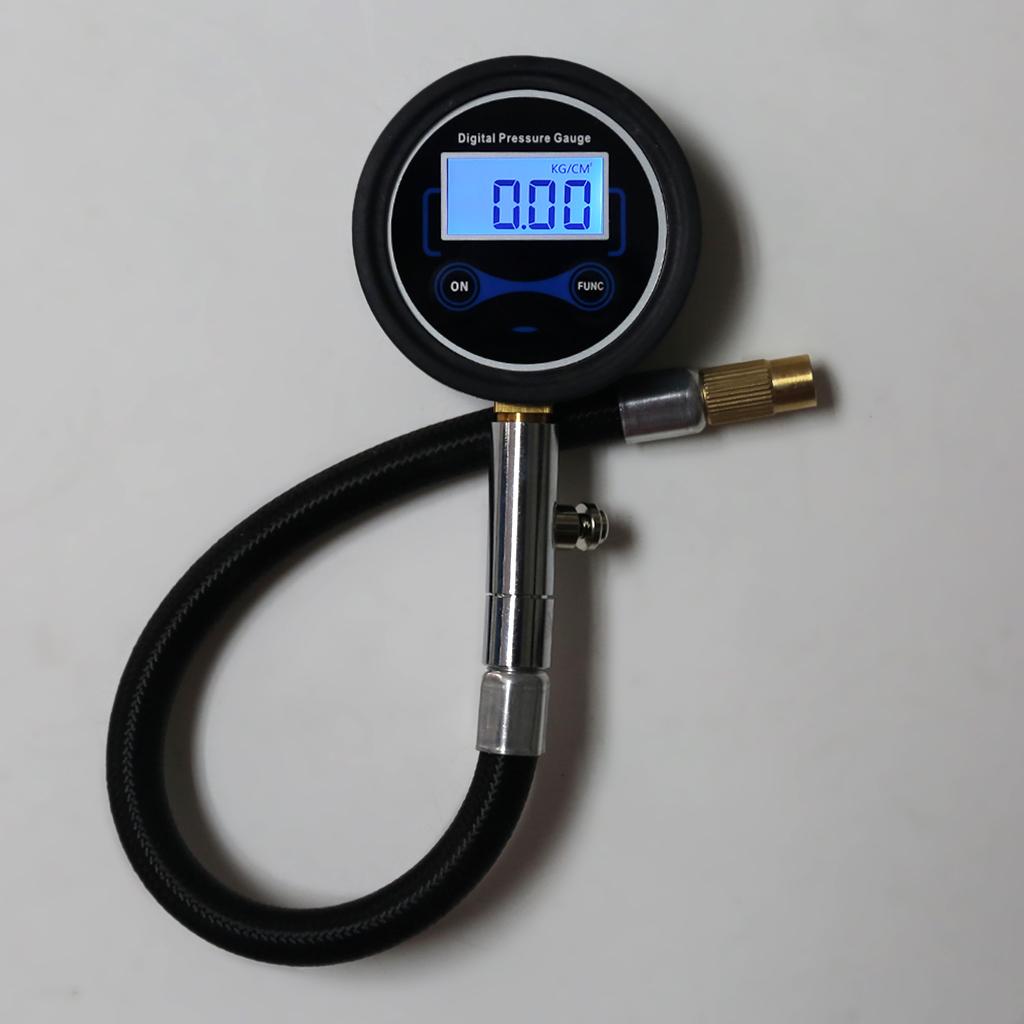 Digital Tire Gauge Air Compressor Inflating Tube for Easy Accurate Reading