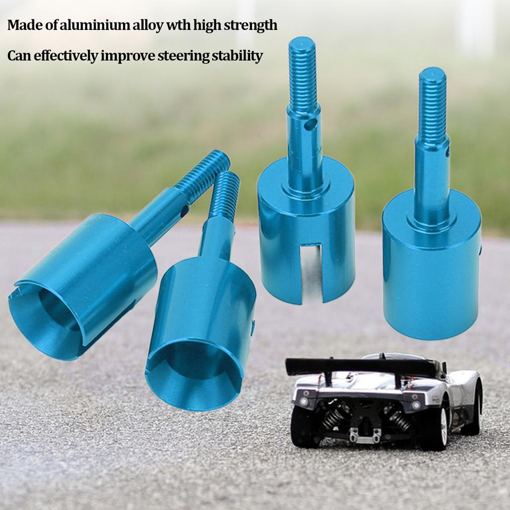 4Pcs RC Diff Cup Diff Ential Joint Cup Aluminium Upgrade Part for    02 1Celsius10 RC Vehicle