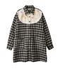 YOUTHBATH Bib Front Check Overshirt_Black