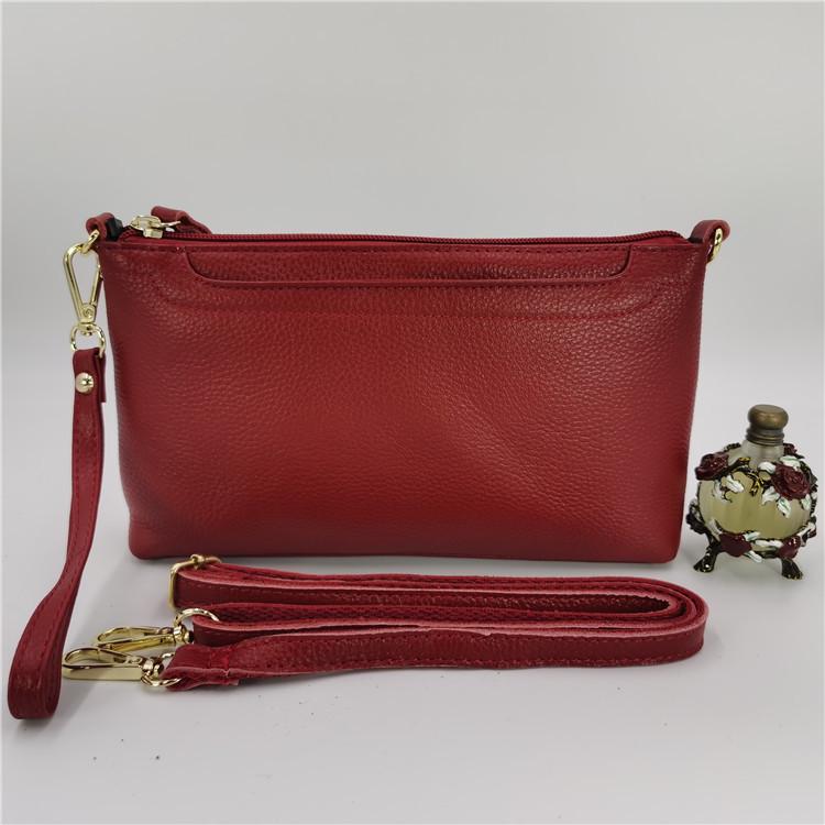 Genuine Cowhide Women's Handheld Clutch Crossbody Bag - 2025 New Casual Versatile Design