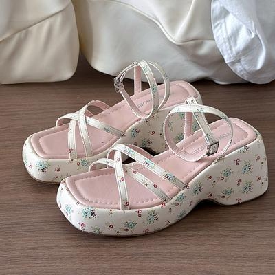 High Heels Women Sandals Platform Shoes Summer Dress Pumps Heeled Shoes Woman 2025 Designer Trend Brand Chaussure Femme