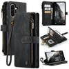 Case for Galaxy A56 5G - Leather/PU, Black, With Lanyard