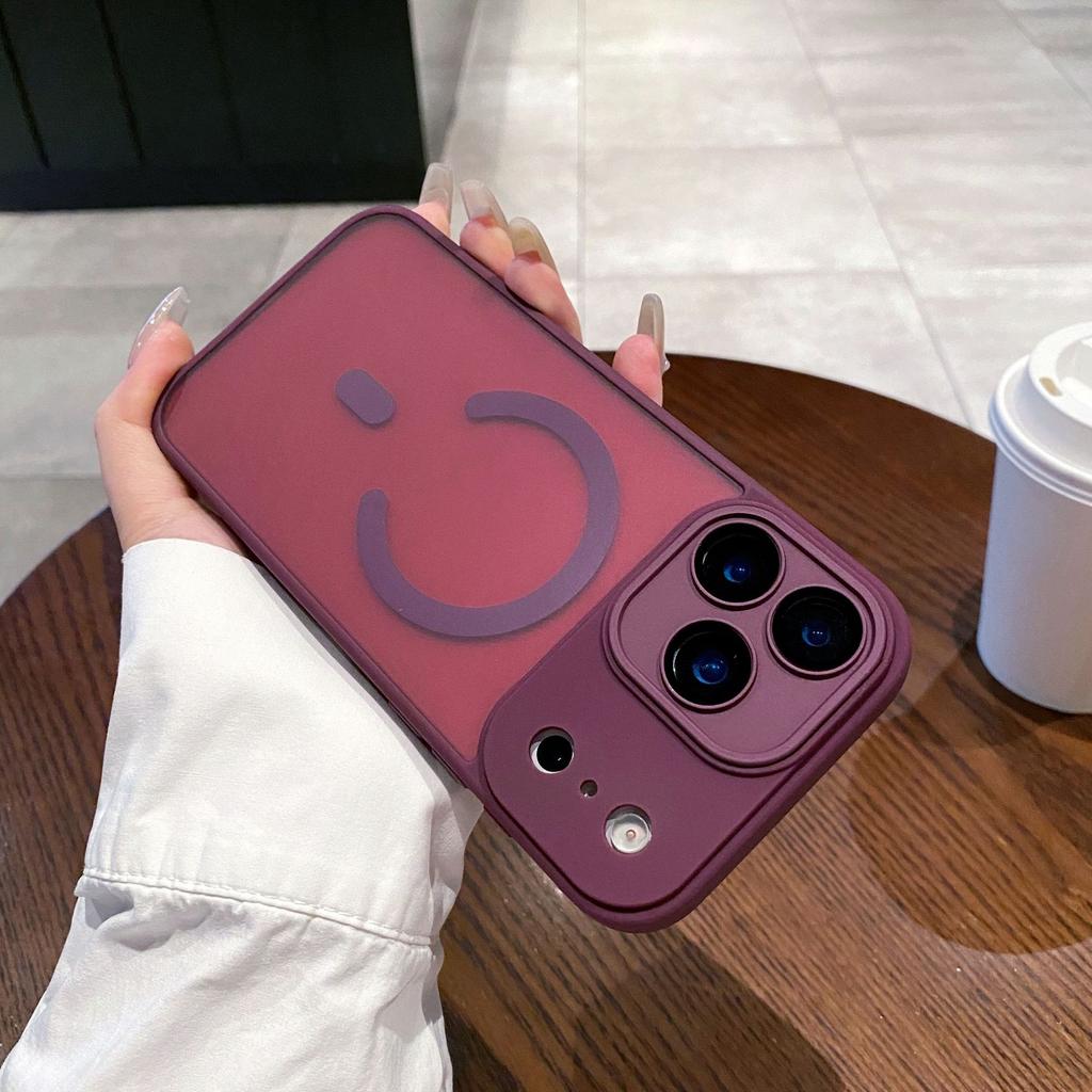 For IPhone 17 Promax Skin Texture Matte Magnetic Phone Case for Apple 16 Simple All Inclusive Anti Drop 15