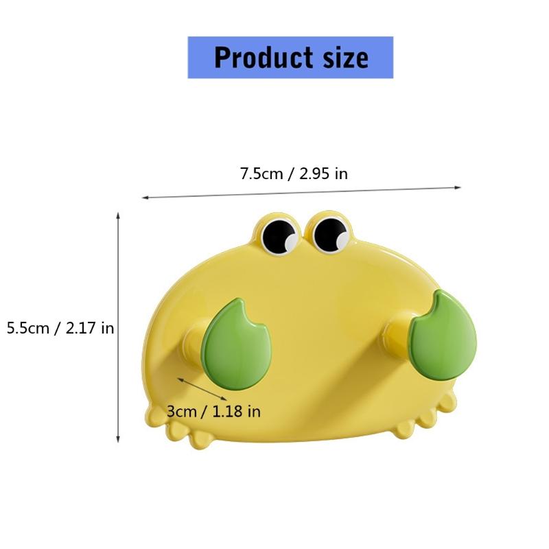 Eleganter Krabben Wandhaken Einfache Installation Designs Hält Handtücher Hüte Badezimmer Schlafzimmer Organisation Täglicher Gelegenheitsgebrauch