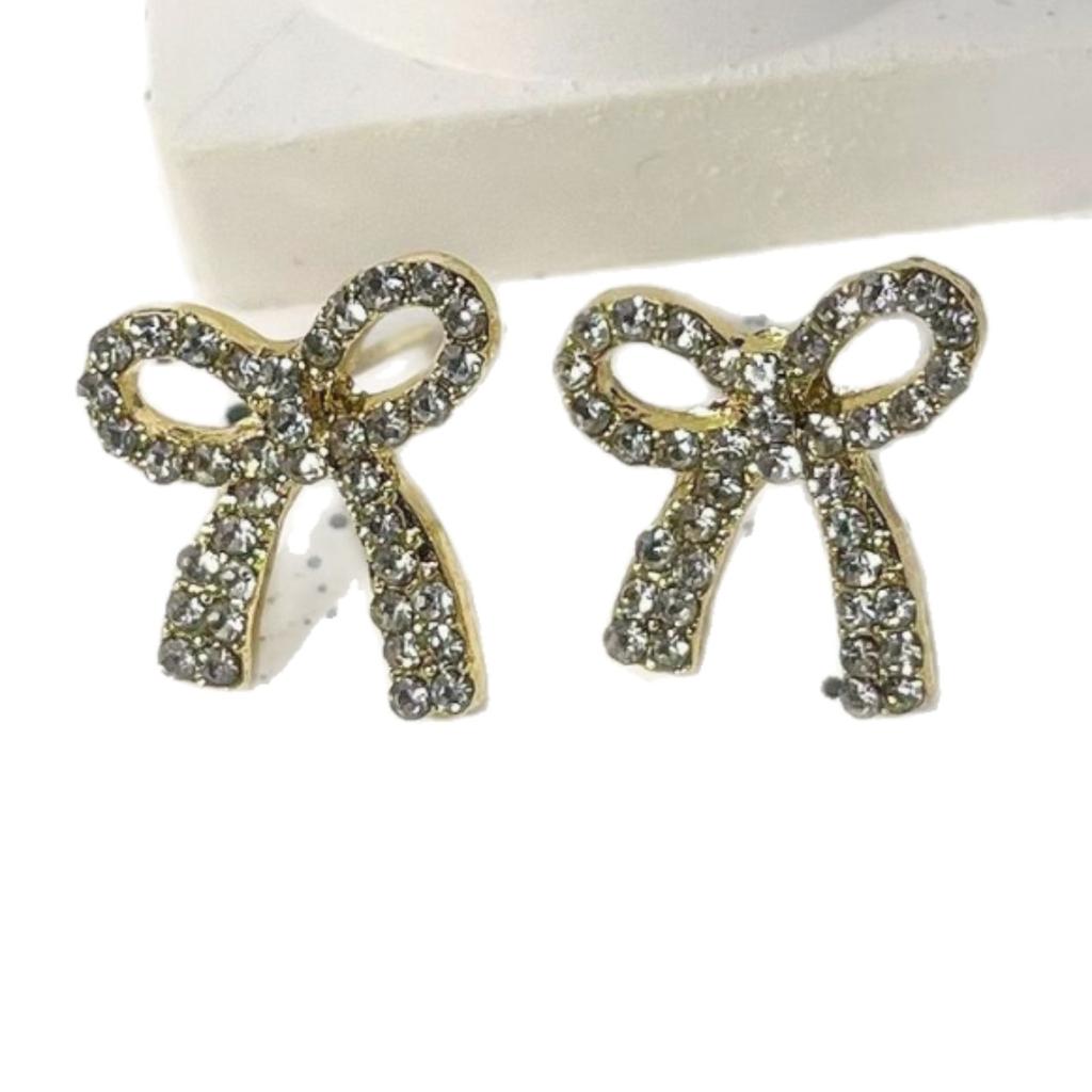 @Special Offer @Design Bow Stud Earrings New Cold Wind Earrings Earrings Women