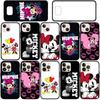 Etui na iPhone 16 15 14 Xiaomi Redmi Note 13 12 11 Pro Max X 10 9 XR Samsung Galaxy S24 S23 OPPO Huawei Minnie Fashion Mickey Cute Mouse Phone Case