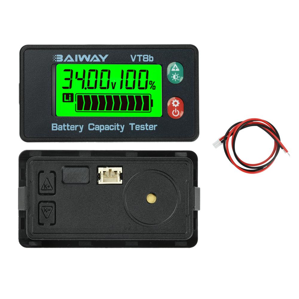 Smart Digital Voltage Battery Indicator DC 8-120V High Precision Display For Acid Battery Lithium Battery for Electric Vehicle