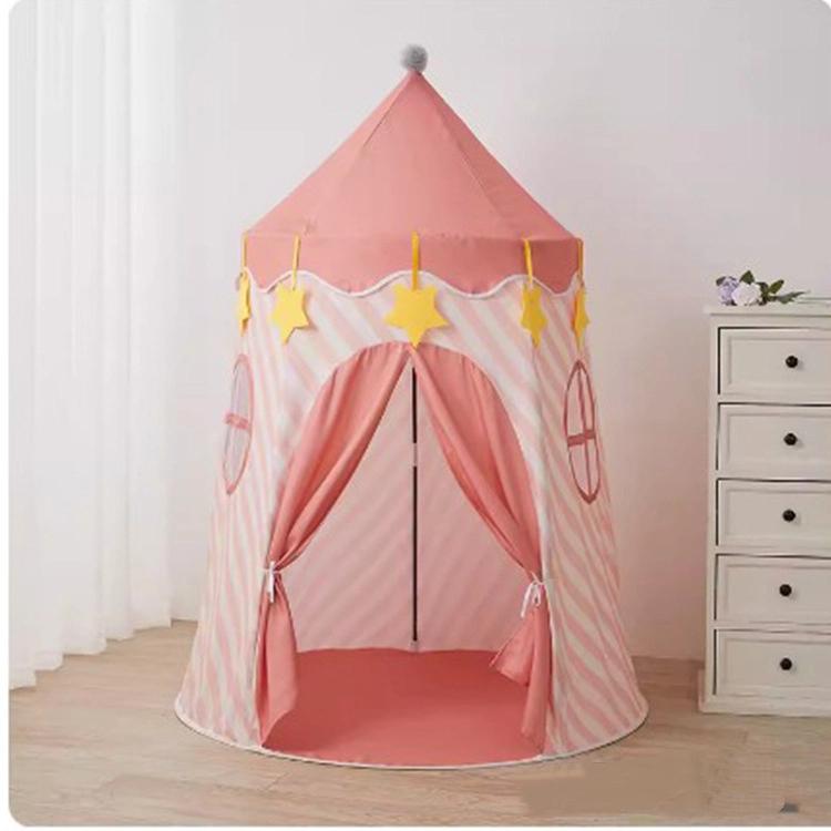 

Детская палатка для дома, игровая палатка для малышей, замок принцессы для девочки, кукольный домик для мальчика, детская палатка 100*150CM розовый