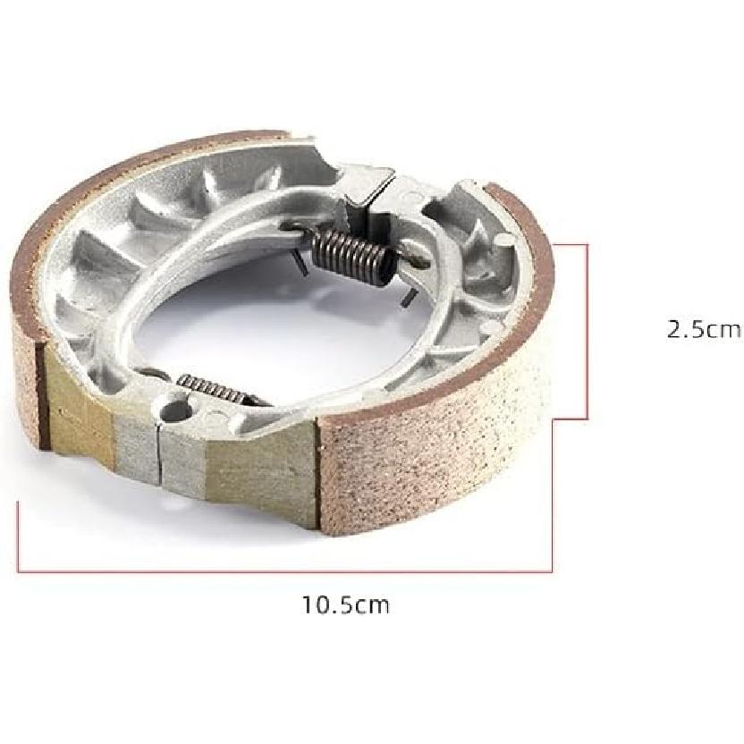 1Pcs 105mm Rear Drum Brake Pads Shoes Fit For GY6 125cc 150cc 152QMI 157QMJ 1P52QMI 1P57QMJ Scooter Moped
