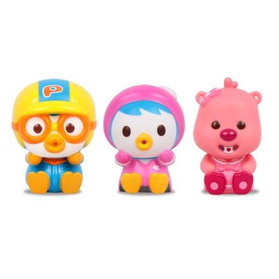 Pororo Peekaboo Bath Play Water Gun 3p, Type B (Pororo, Patty, Loopy), Korean Popular Toys