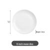 Elegant Moonlight Bone China Ceramic Dinner Plate - Perfect for Steak, Western and Cold Dishes, Gift or Display.