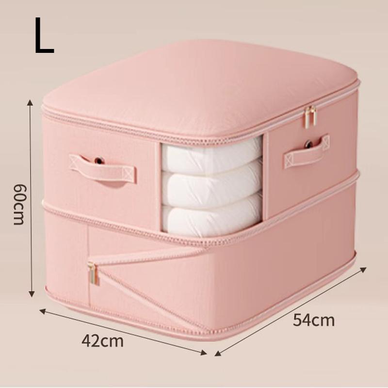 Large Capacity Vacuum Compression Storage Bag Transparent Storage Bag with Zipper Organizer Ideal Choice for Clothes and Bedding