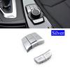 Interior 5PCS Center Console CIC IDrive Multimedia Knob Menu Button Switch For BMW F20 F21 F45 F46 F48 F49 F30 F32 F33 F82 F83