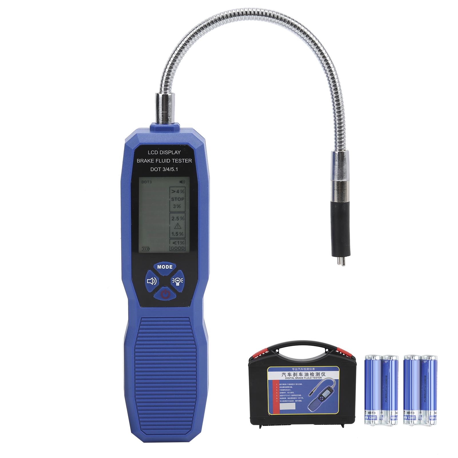 

Brake Fluid Oil Tester Detector LCD Display High Accuracy Testing Tool for DOT3DOT4DOT5.1