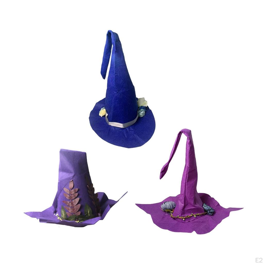 Förtrollande Halloween-häxhattar för Kvinnors Cosplay-fest