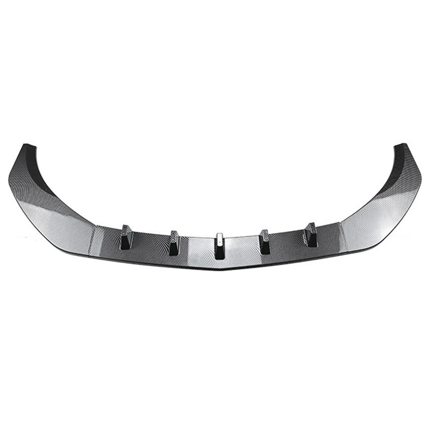 Gloss Black Front Bumper Lip Diffuser Spoiler For Mercedes-Benz CLA-Class C117 CLA200 260 CLA45 AMG 2016-2019