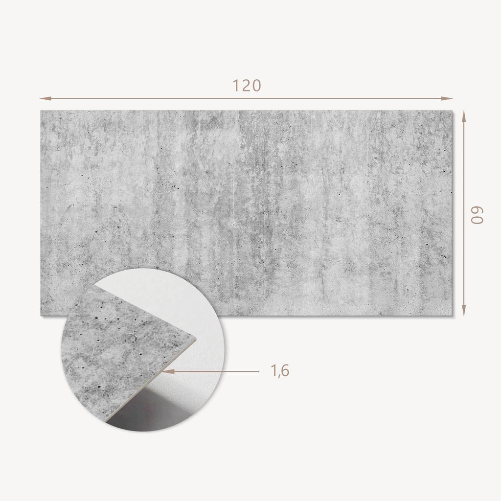 Naklejany Panel Pcv Z Motywem Idealny Do Przedpokoju 120X60 Cm Tekstura Betonu Z Rysami