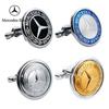 Car Sticker C200 E300 Hot 2026 New For Benz 45mm Car Front Emblem Badge Modified Bonnet Chrome Hood Cover for Mercedes Benz W203
