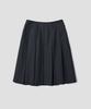 Tudument Box Pleats Midi Skirt_Charcoal