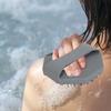 Silikon Duschschrubber Multifunktionaler Polygonaler Handheld Körperbürste zur Hautreinigung Peeling Massage