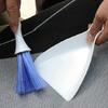 Car Vent Cleaning Brush with Dust Tray Soft Bristle Interior Detail Tool for Dashboard Air Conditioner Auto Detailing Brush