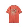 X Disney Sporty Fashion Series Theme Pattern Print Loose Short Sleeve T-Shirt Men Tops Brick-Red AHSR199-3