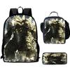 Monster No. 8 Schoolbag Multi-Functional Cross-Border Backpack