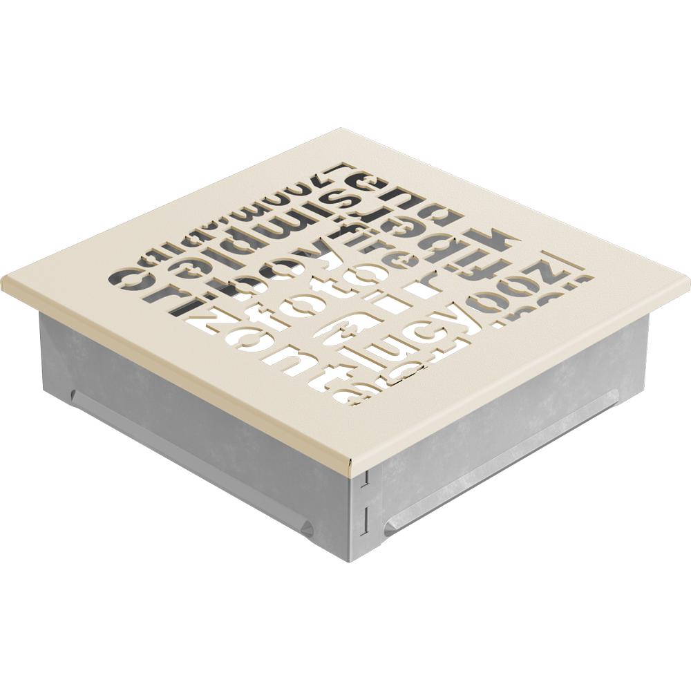 Vent Cover ABC 17x17 cream