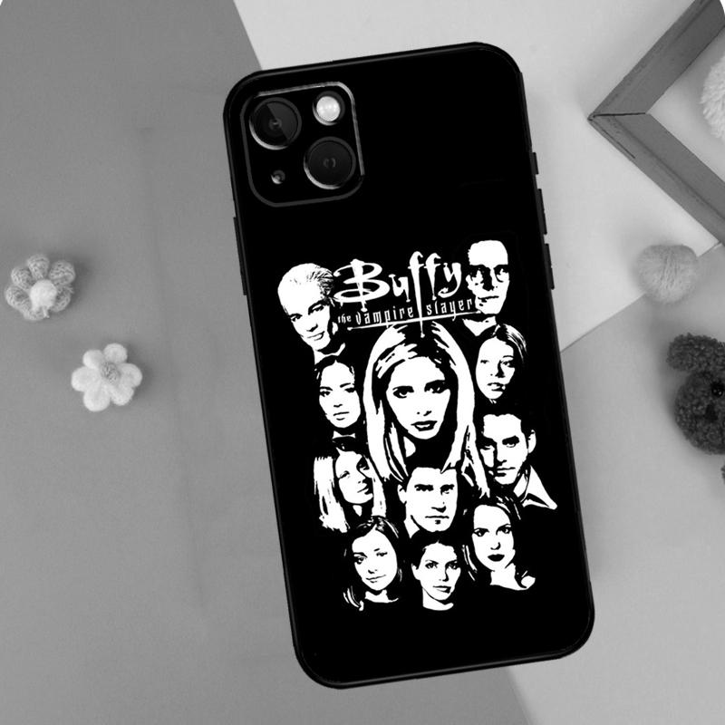 Buffy the Vampire Slayer Phone Case For iPhone 16 15 14 13 12 11 Pro Max Plus Mini XR 16e Funda Silicone Back Cover