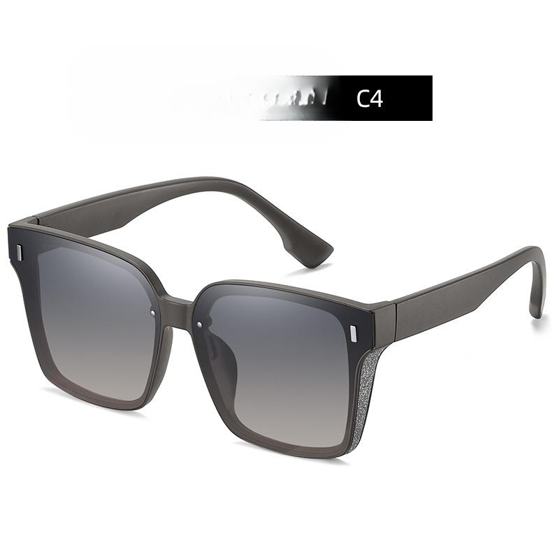 New Polarized Sunglasses Korean Ladies Big Box PC Sunglasses Fashion Travel Sunglasses