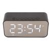 Wireless   Speaker Stereo Sound Noise Cancelling Temperature Display Voice Broadcast FM Radio Mirror Alarm Clock