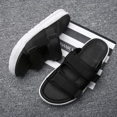 Sandalias para Hombre Sandalias Planas Zapatillas para Hombre Zapatos para Hombre Resistentes al Desgaste Suaves y Cómodas para Interiores y Exteriores Antideslizantes Moda