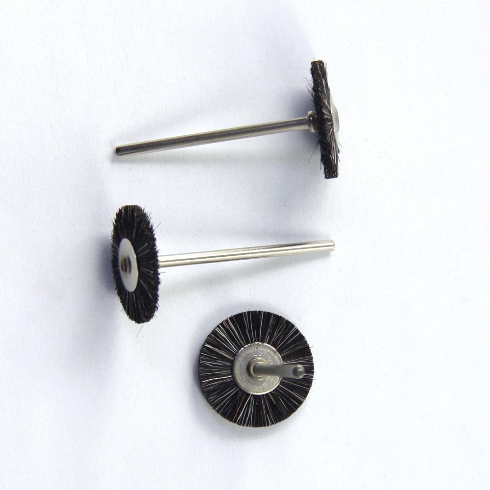 5Pcs Dental Polishing Grey Goat Brush for Ceramic Metal Jade Jewelry Grinding Dentist Prophylaxis Tool
