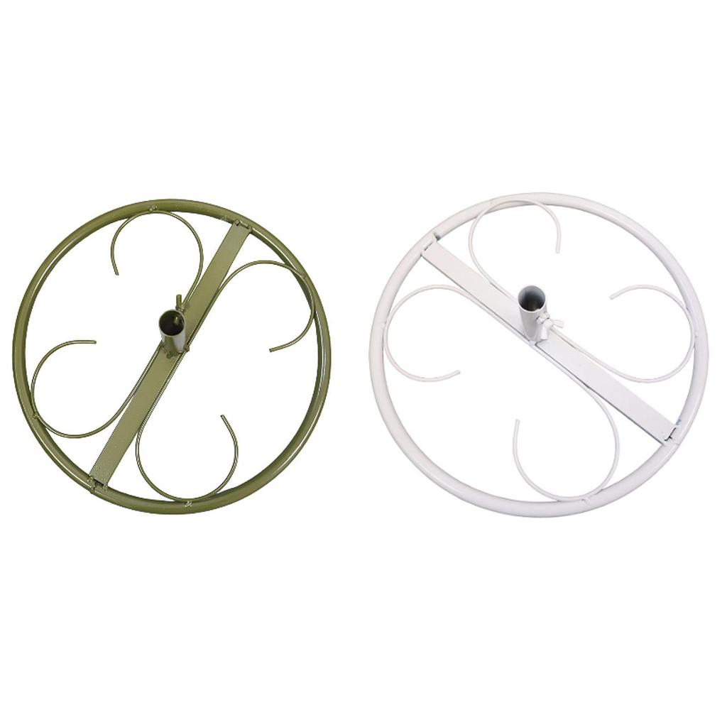 Flower Pole Display Stand Base Round Heavy Duty Base for Large Floor Standing