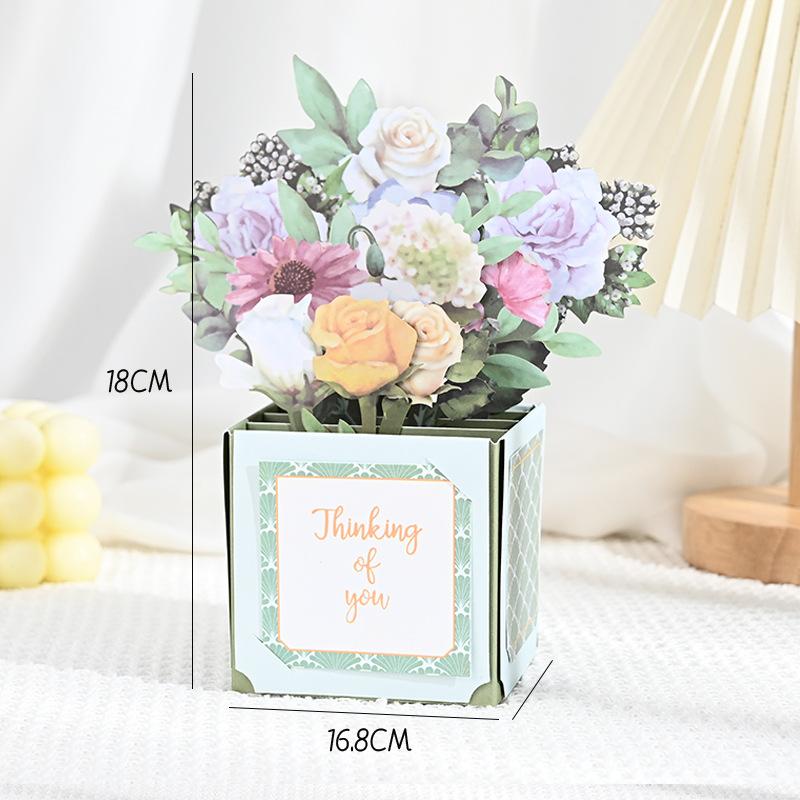 3D Butterfly Pop-Up Greeting Card Holiday Desktop Ornaments Photo Props Wedding Supplies Decor Creative Gifts For Family Friends