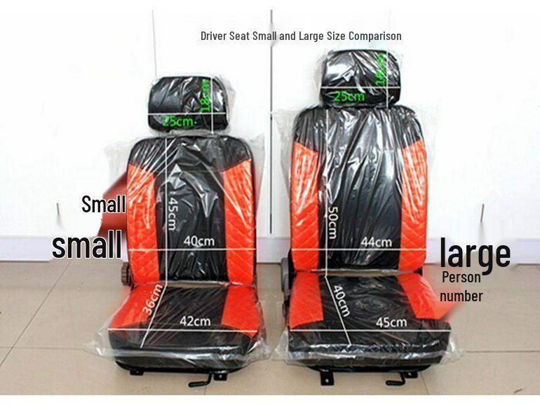 Electric Tricycle & Car Driver Seat Cushion for Front Row All Black Small Driver Seat (Co-Driver)
