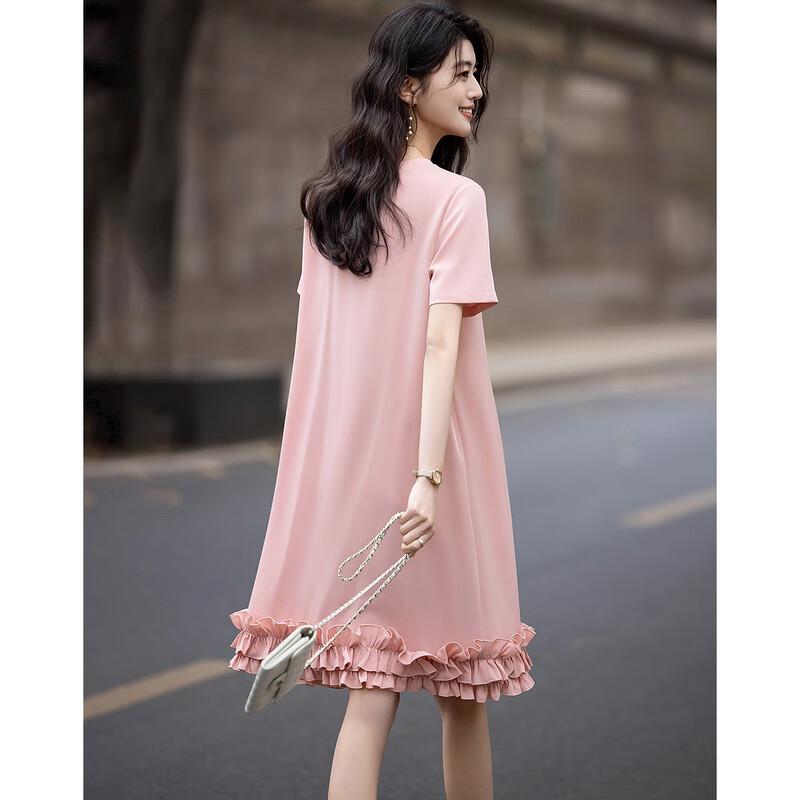 Demana Ruffled A-Line Midi Dress