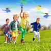 9pcs Flying Helicopter Toys Pull String Flying Toys Helicopter Figures Launchers Outdoor Flying Toys Party Favors