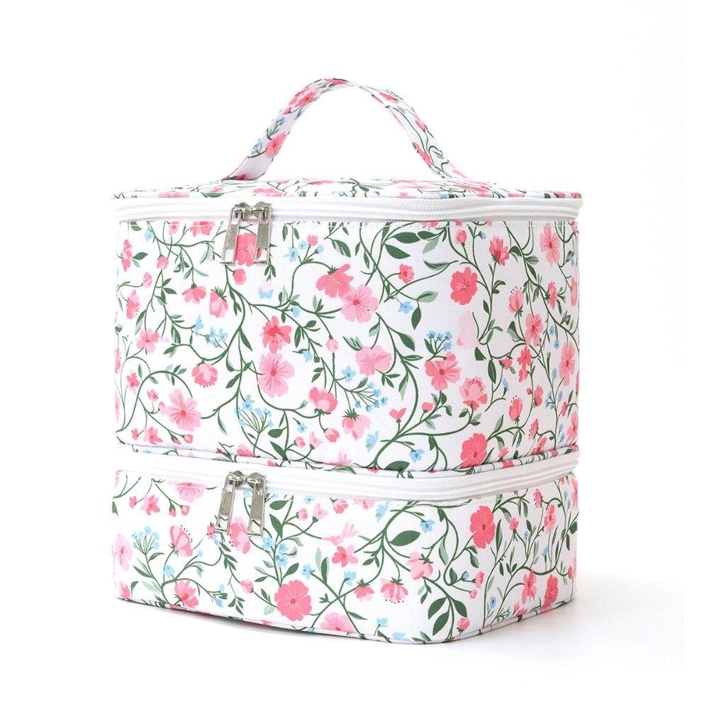 New Double-layer Nail Polish Storage Bag Large-capacity Multi-function Cosmetic Bags Nail Care Tool Storage Box