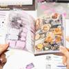 JIAMEI 20sheets Kawaii Ins Creative Font Label Small Pattern PET Die Cut Stickers Book DIY Diary Scrapbook Stationery Stickers