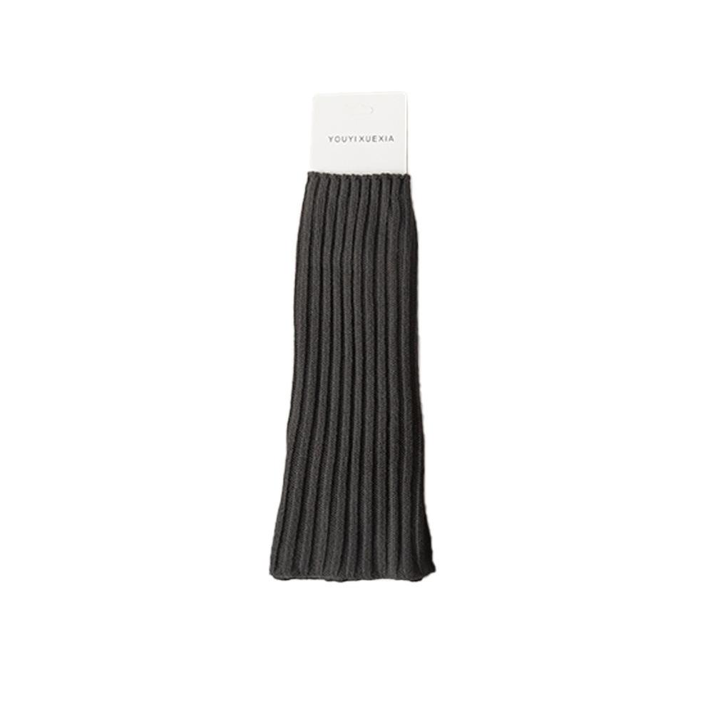 Thickened Vertical Bar Pile-up Socks for Autumn and Winter, Thickened Calf Socks, and Warm Leg Protection Socks