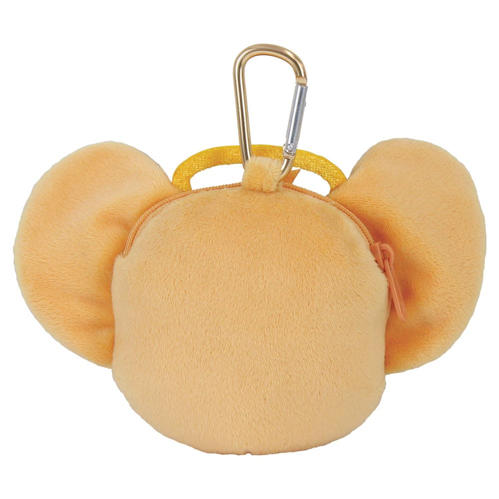 Tees Factory Plyšový maskot Tom a Jerry na zip s karabinou, Anděl Jerry, 192 mm V x 125 mm Š x 55 mm H (TJ-5546715TJ)