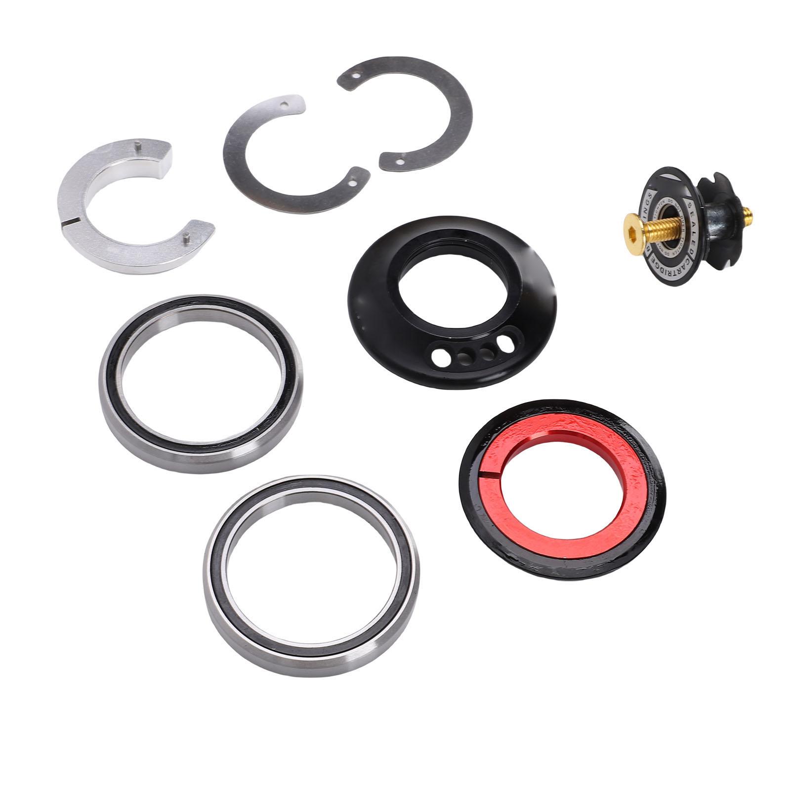 

Bike Integrated Headset for Full IS52 Standard Frames Aluminum 28.6mm 40mm Bike Headset Kit with Sealed Bearing Internal Cable Routing