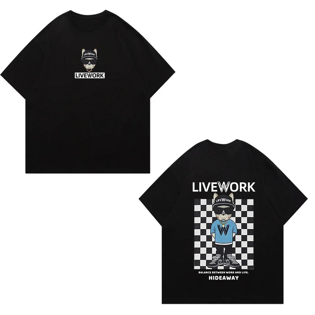 2025 New Hot Korea 2024 Summer New Trendy Brand Letter Logo Printing Round Neck Men's and Women's Same Casual Versatile T-shirt