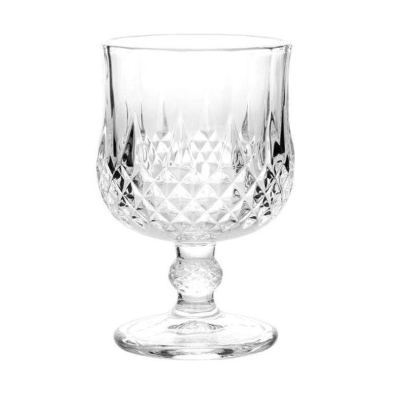 

1pc 210ml Diamond Engraving Gobinet Wine Glass Crystal Arts Multi-purpose Whisky Brandy Elegant Gift Family Tasting Cup | Engraving