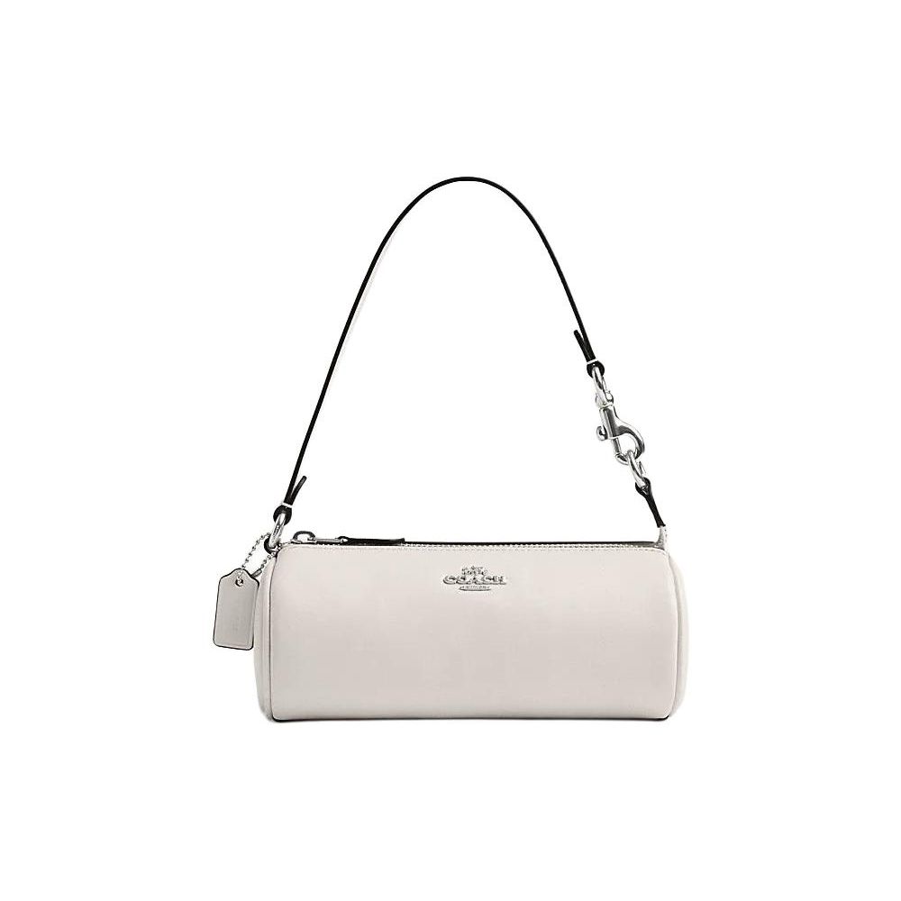 

Coach Nolita 20 Top Zip Closure Leather Cylinder Bag Women handbags White CR830-SVHA Basic Set (Bag+Dust Bag)