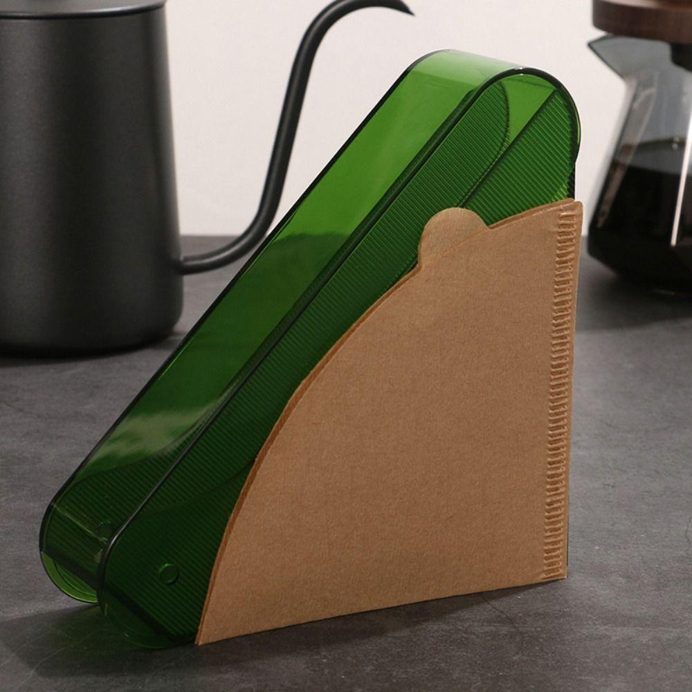 Dust-proof Coffee Paper Storage Box Moisture-proof Coffee Filter Paper Dispenser Kitchen