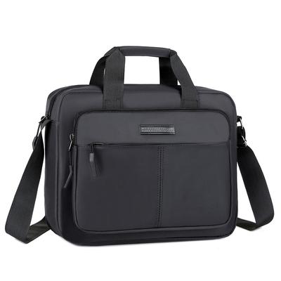 Neue horizontale Umhängetasche mit großem Fassungsvermögen für Herren, Messenger Bag, Aktentasche, multifunktional, einfache A4-Buchhandtasche, Businesstasche