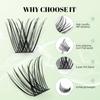 120 Clusters Of D Curly Hair, Dense Curl Single Cluster False Eyelashes, Daily Simulated Eyelashes